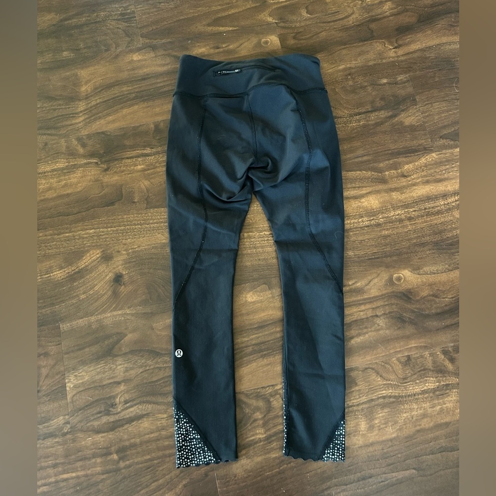 Lululemon Tight Stuff Tight II (Brushed) Black size 4 - Picture 6 of 7